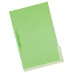 CARPETA PLASTICA CON LEGAJADOR TAMAÑO OFICIO COLOR VERDE