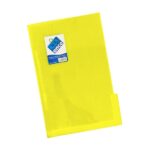 CARPETA PLASTICA CON LEGAJADOR TAMAÑO OFICIO COLOR AMARILLO