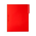 CARPETA PLASTICA CON LEGAJADOR TAMAÑO CARTA COLOR ROJO