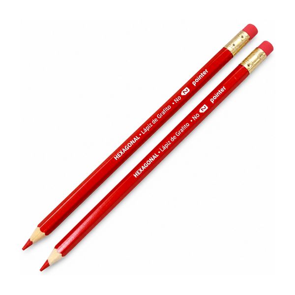 Lápiz Rojo Pointer Hexagonal LÁPIZ ROJO